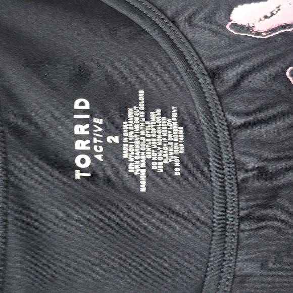 Torrid Tech Jersey Sleeveless Active Tank 2x flaming skull - Picture 8 of 12